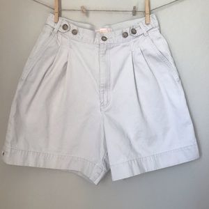Vintage High Waisted Brooks Brothers Khaki Shorts